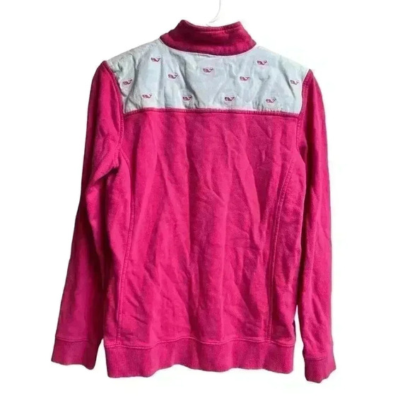 Vineyard Vines 1/4 Zip Pullover Embroidered Whale Sweater/Sweatshirt Small - Picture 11 of 11
